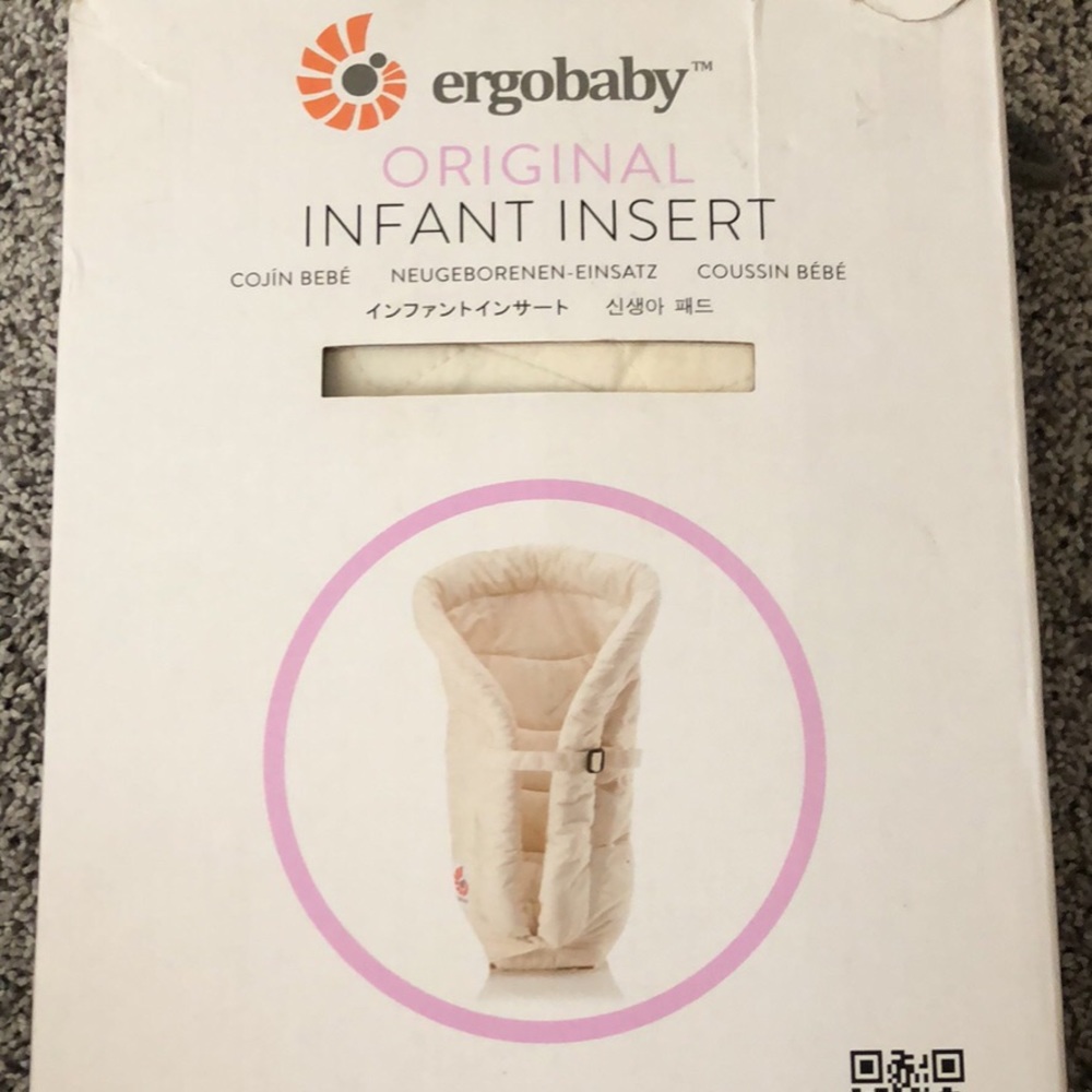 Ergo infant carrier insert